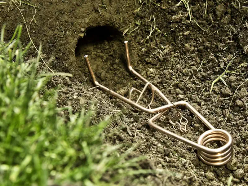 Pièges mécaniques à taupes utilisés par notre taupier à Queaux